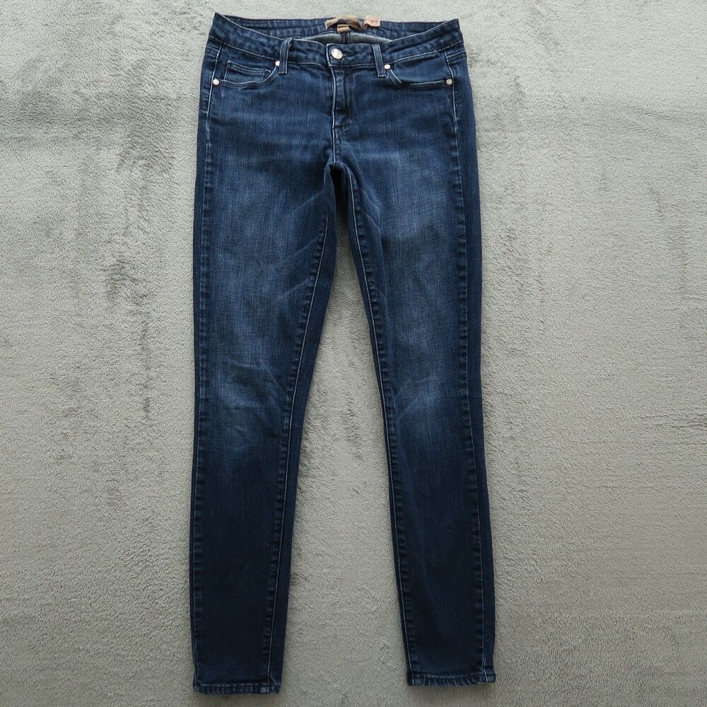 Paige Jeans Women's Size 28 Blue Low-Rise Verdugo Jegging Denim Pants 28" Inseam
